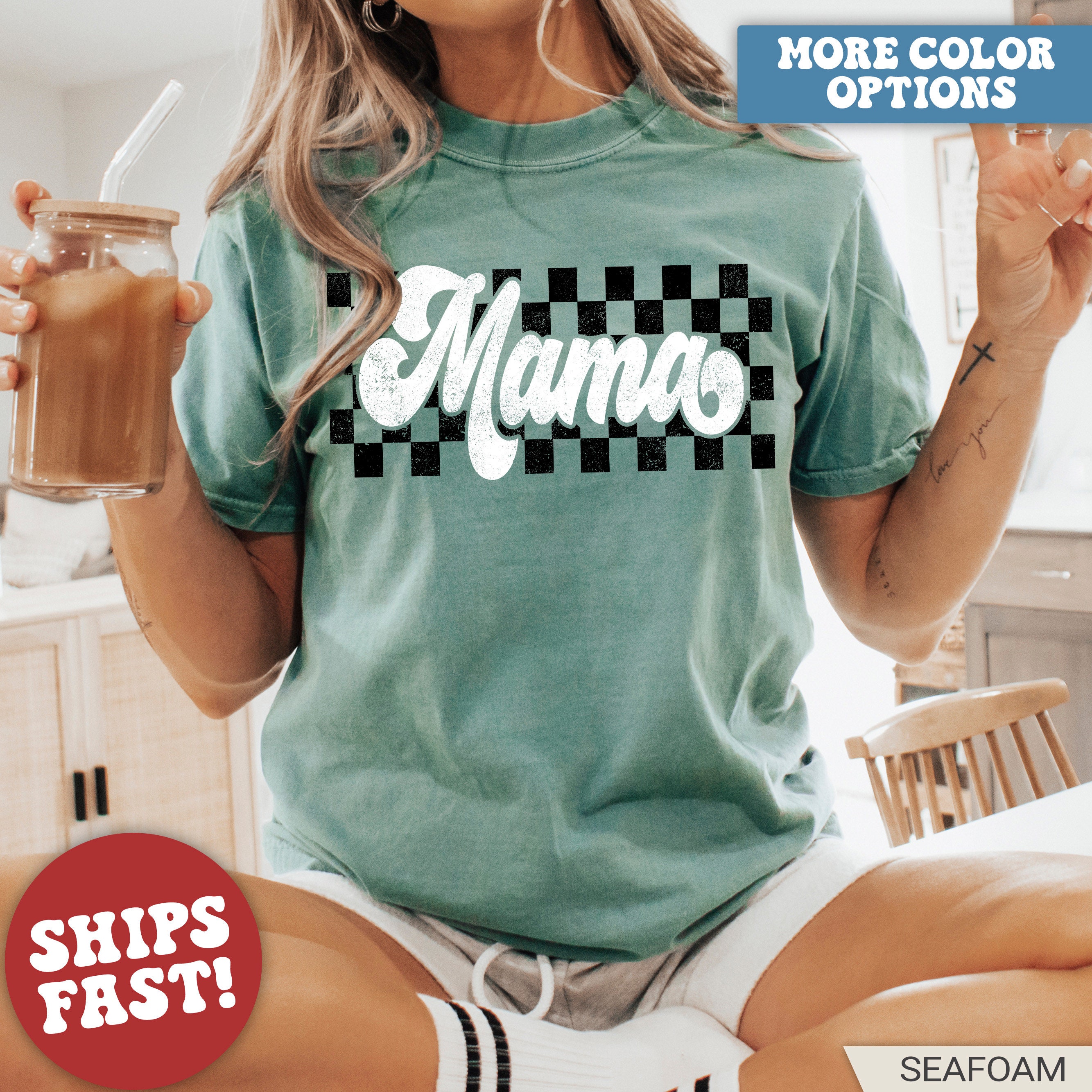 retro mama shirt for moms best mom life shirt for first mothers day cute mothers day shirt m5mwo