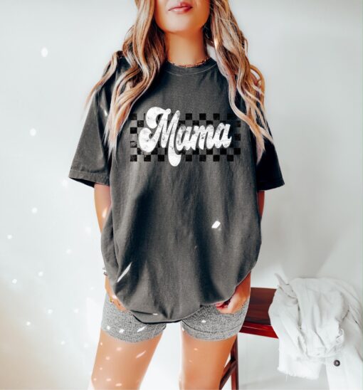 retro mama shirt for moms unique pregnancy announcement and birthday gift best mom ever shirt for mothers day 7cw2g