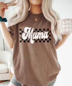 retro mama shirt for moms unique pregnancy announcement and birthday gift best mom ever shirt for mothers day iaxi0