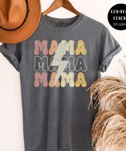 retro mama shirt for new moms oversized groovy mom tee mothers day shirt funny mom life t shirt 6aweu