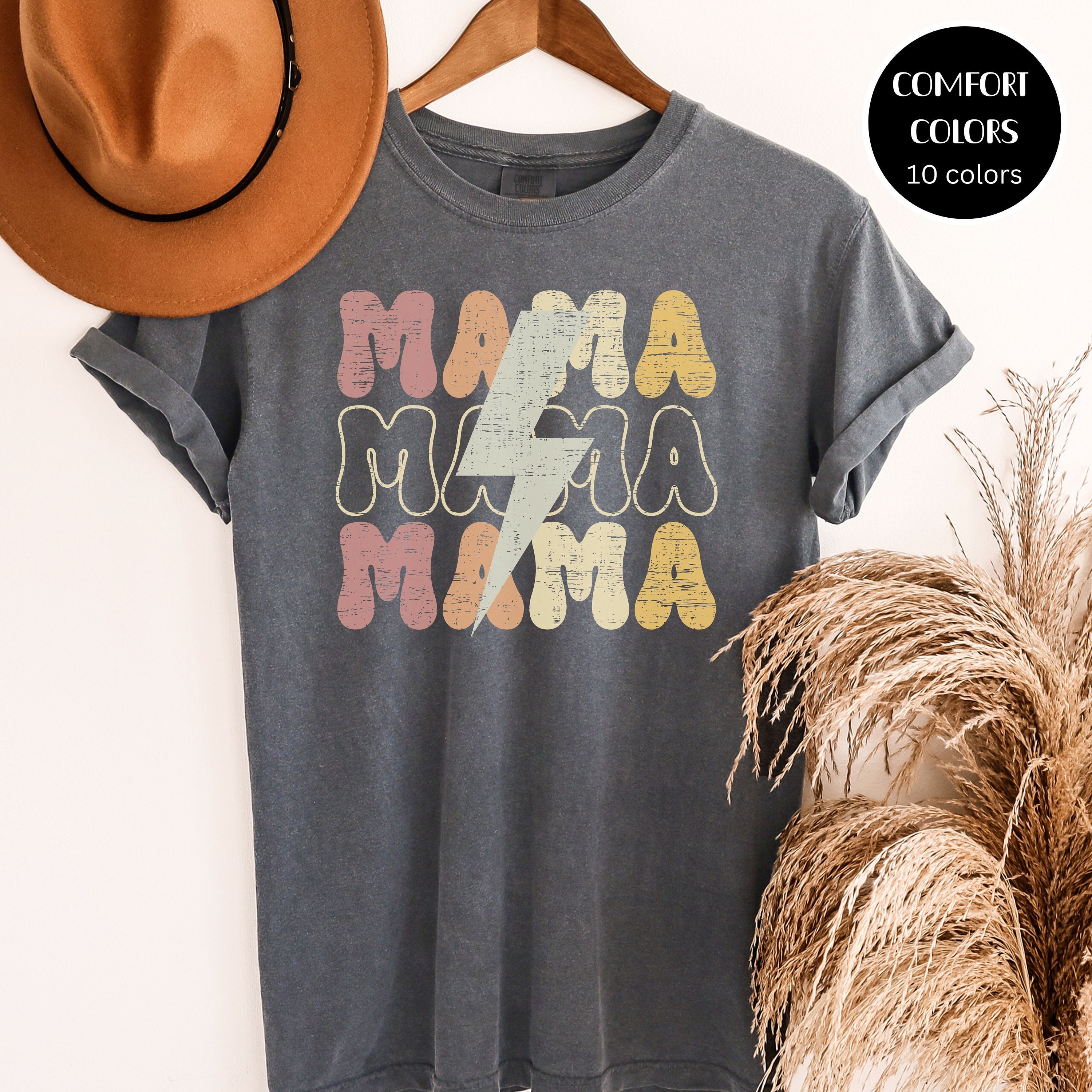 retro mama shirt for new moms oversized groovy mom tee mothers day shirt funny mom life t shirt 6aweu