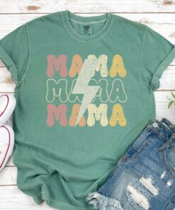 retro mama shirt for new moms oversized groovy mom tee mothers day shirt funny mom life t shirt ymfv0