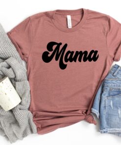 retro mama shirt for pregnancy reveal vintage mom life tee mothers day gift cute mama bear t shirt vsnrs