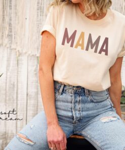 retro mama shirt funny mom life t shirt for new moms pregnancy announcement baby shower gift ideas og5k5