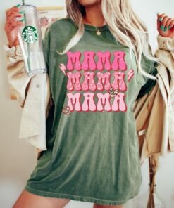 retro mama shirt in pink for mom life vintage style tee perfect for mothers day gifts and everyday wear ap4bn