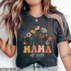 retro mama shirt with wildflowers new mama est 2025 funny mom shirt for pregnancy announcement mothers day gift xdwr2