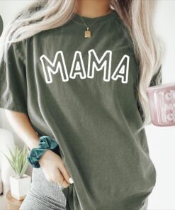 retro mama t shirt for mom birthday gift funny mom shirt mothers day shirt from daughter baby shower gift ygxvn