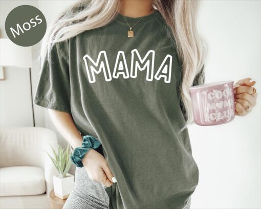 retro mama t shirt for mom birthday gift funny mom shirt mothers day shirt from daughter baby shower gift