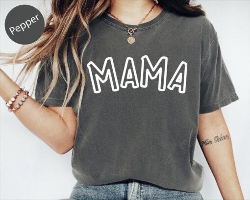retro mama t shirt for mom birthday gift funny mom shirt mothers day shirt from daughter baby shower gift yse1m