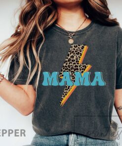 retro mama t shirt for mom mothers day cute mom shirt personalized mama lightning design 1bp1u