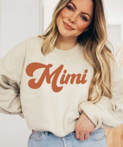 retro mimi sweatshirt custom hoodie for new grandma pregnancy announcement boho nana birthday shirt mothers day gift hmne7