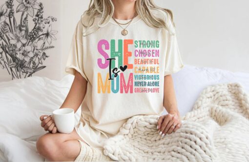 retro mom life sweatshirt blessed mom shirt for mothers day unique quotes cute mom t shirt gift for moms