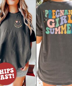 retro pregnancy reveal shirt for moms cute summer tee baby announcement t shirt perfect for baby shower and mom life xudwl