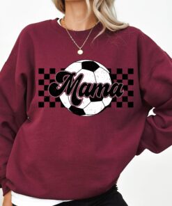 retro soccer mom sweatshirt for sports moms trendy vintage design perfect for soccer games and gifts for moms mthzv
