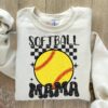 retro softball mama sweatshirt for moms trendy sports sweatshirt with faux glitter perfect gift for softball moms 7h7r9