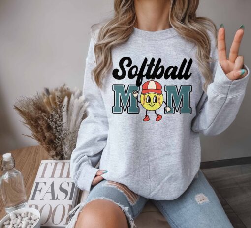 retro softball mom sweatshirt for game days funny softball mama tee perfect for mothers day gifts and softball lovers 6oqmu scaled