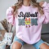 retro softball mom sweatshirt for game days funny softball mama tee perfect for mothers day gifts and softball lovers leiqy scaled