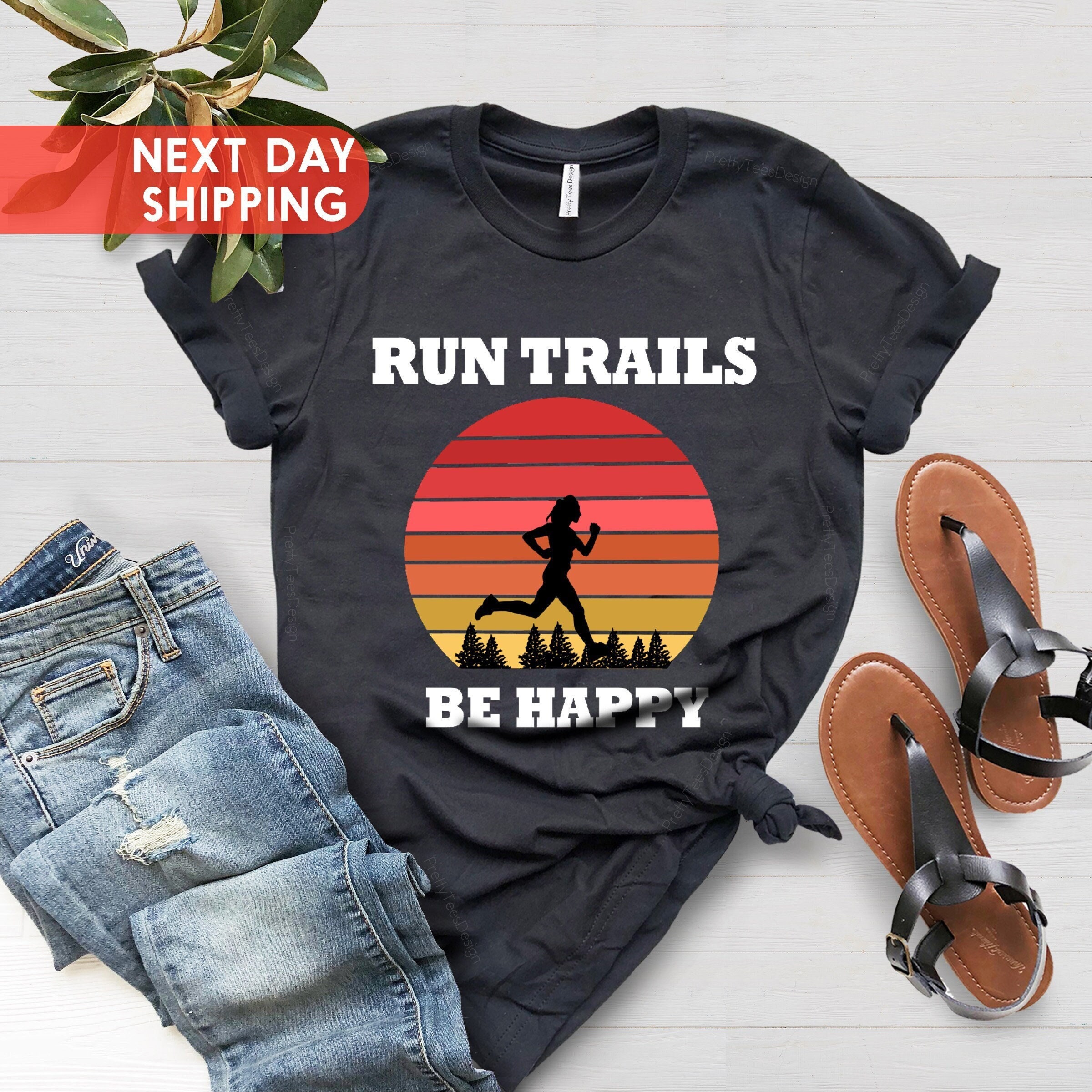 retro trail running shirt for women funny fitness tee best gift for running moms sports enthusiasts and active lifestyle q1djt