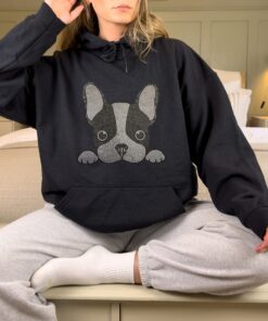 rhinestone dog mama hooded sweatshirt for dog moms cute gift for dog lovers and pet owners vhvne