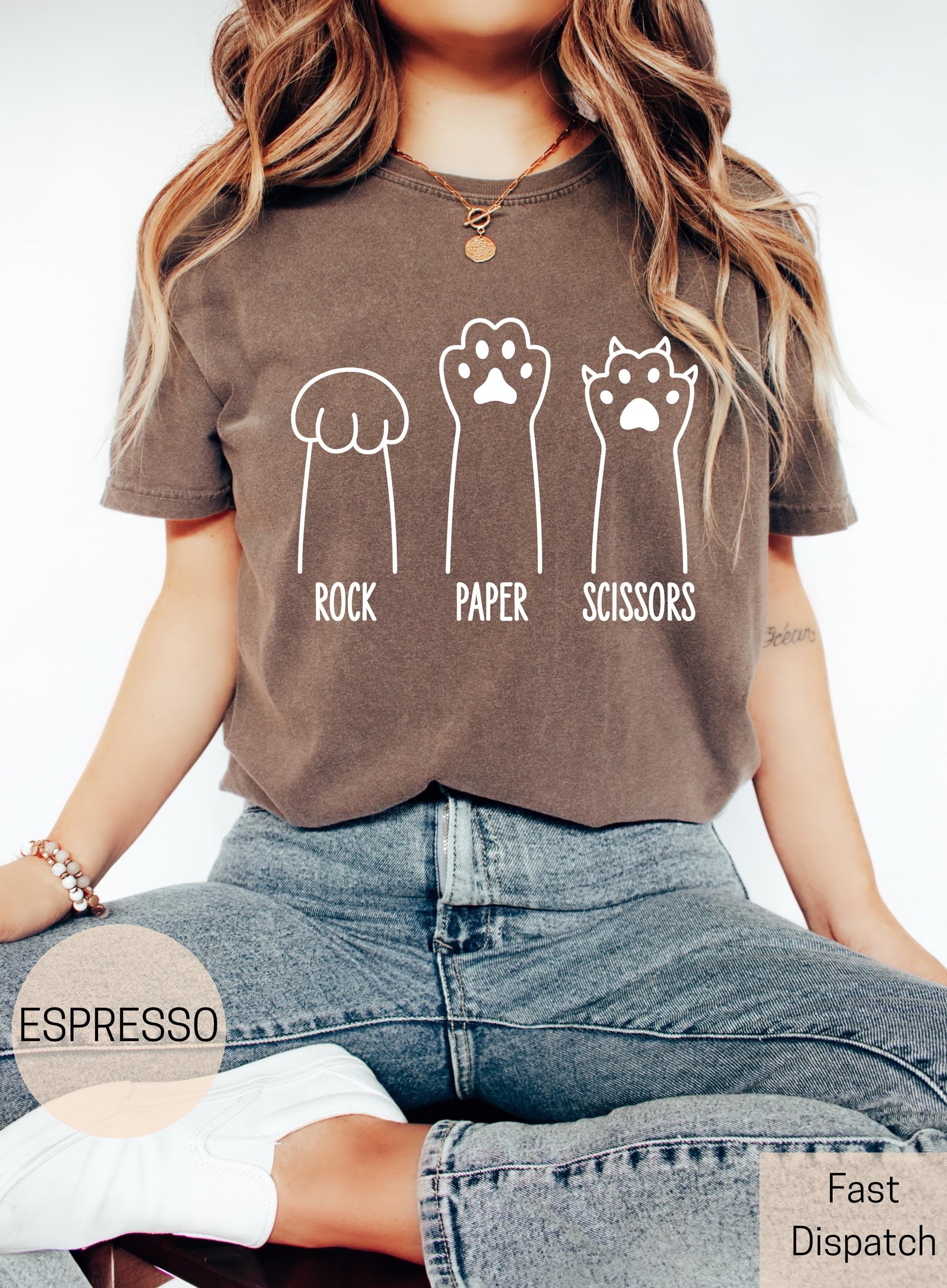 rock paper scissors cat paw shirt cute cat lover tee for cat moms and cat mamas unique gift idea 1mimv scaled