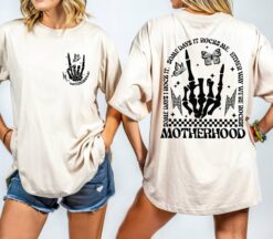 rocking mom shirt with skeleton design comfortable tee for mothers day trendy motherhood t shirt for moms e0soh