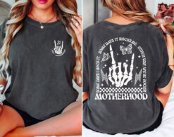 rocking motherhood skeleton shirt for moms funny trendy womens t shirt vintage mom life apparel for mothers day dvqv2