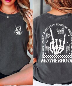 rocking motherhood skeleton shirt for moms funny trendy womens t shirt vintage mom life apparel for mothers day dvqv2