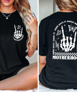 rocking motherhood skeleton shirt for trendy moms some day i rock it cute mom life t shirt best mom ever shirt xnncf