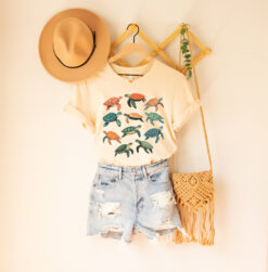 sea turtles shirt for marine biology lovers ocean life tee coconut girl clothes beach animals t shirt pd6o1