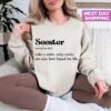 Seester Definition Sweatshirt for Women Funny Saying Hoodie Unique Sister Gift Cute Seester Noun Shirt