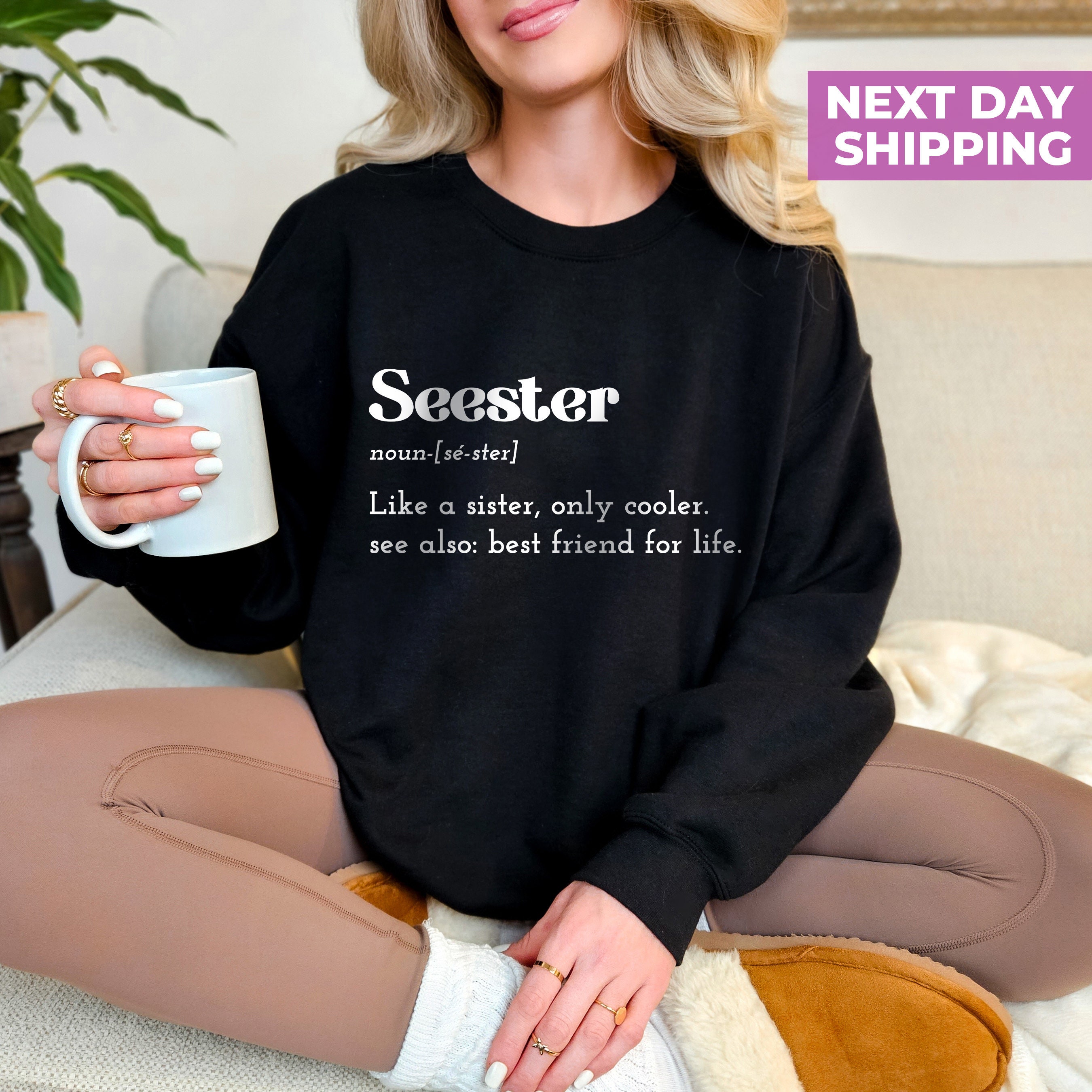 seester definition sweatshirt for women funny saying hoodie unique sister gift cute seester noun shirt oz1ww scaled