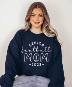 senior football mom sweatshirt for game day support funny football mom shirt unique christmas gift for moms fhtio