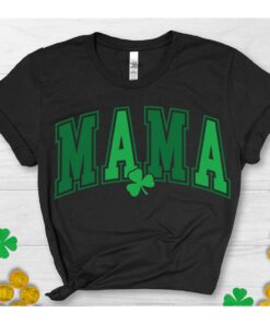 shamrock mama shirt for st patricks day and mothers day cute irish mom t shirt with four leaf clover design ictws