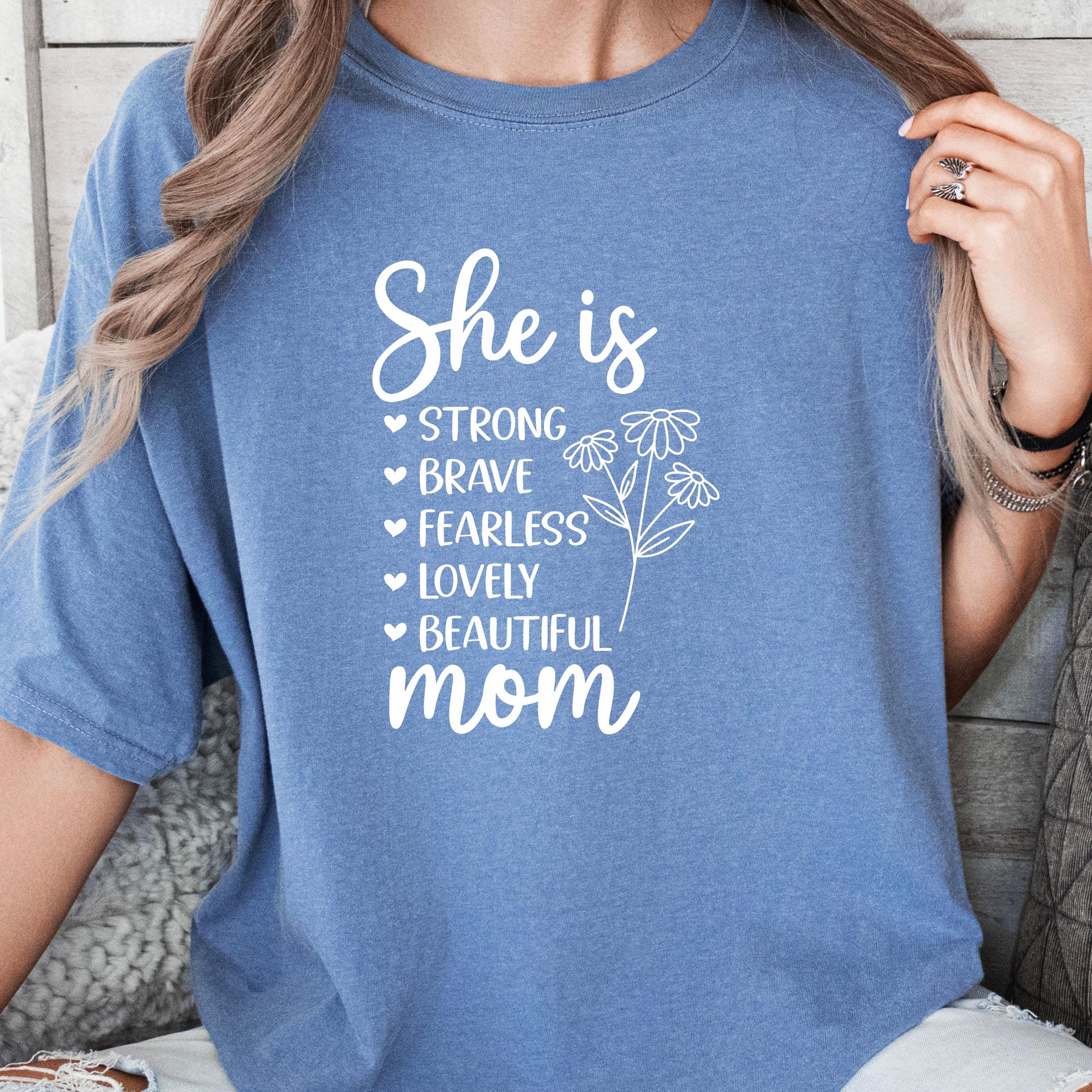 she is mom t shirt for mothers day christian mom shirt new mom gift cute mom life tee vintage style re4to scaled