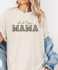 shih tzu mom shirt floral dog mama tee for new pet owners best mom ever gift wildflower cottagecore style bjr7j
