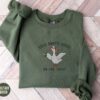 silly goose auntie sweatshirt funny goose lover shirt for new pregnancy announcement cool aunts club crewneck ouekx