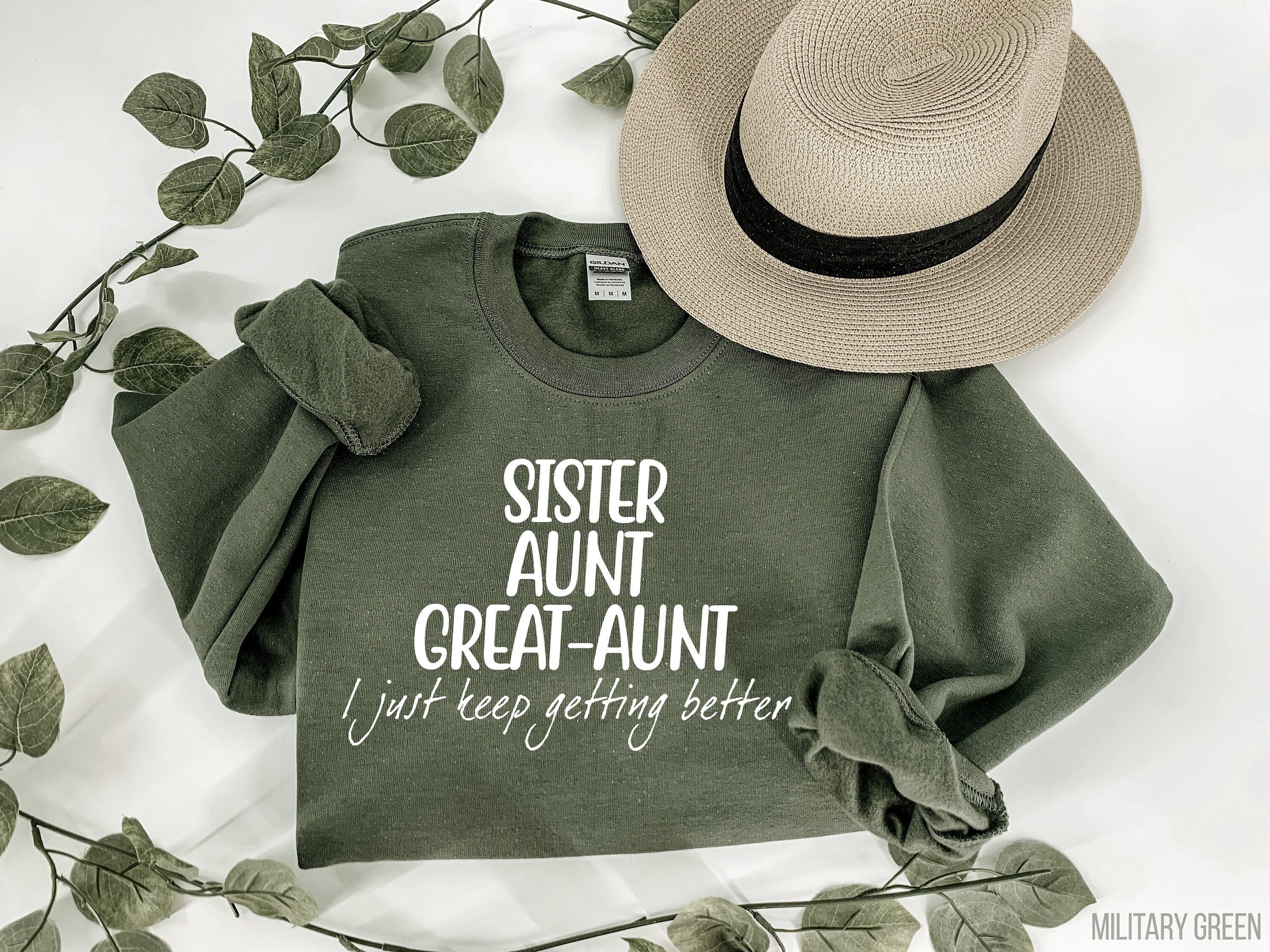 sister aunt great aunt sweatshirt pregnancy announcement shirt auntie sweater cute family t shirt for moms 5chva scaled