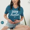 sister to auntie shirt best auntie t shirt promoted to auntie shirt unique gift for aunt birthday celebration oaxfw