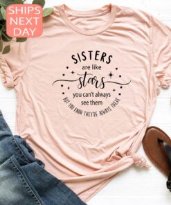 sisters are like stars shirt for sisters and aunts cute mothers day gift sibling shirt best sister ever kloqi