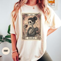 skeleton mom tarot card shirt celestial mama tee for wine lovers unique mothers day gift shirt voduj