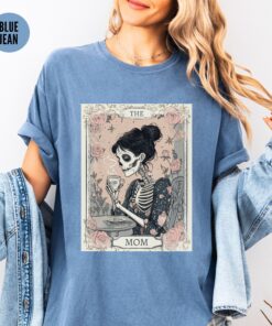 skeleton mom tarot card shirt for coffee lovers celestial mama tee funny mom shirt for mothers day gifts 4njdn