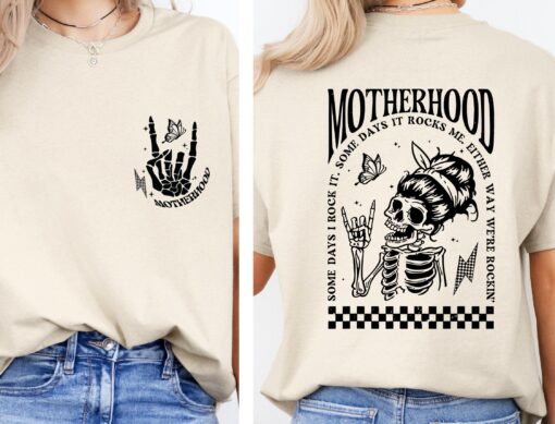 skull skeleton mom shirt for mothers day funny gift for her unique mama t shirt perfect for best mom ever fib8d