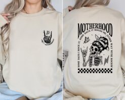 skull sweatshirt for moms funny motherhood hoodie unique mothers day gift cute skeleton design for best mom ever bgcov