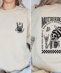 skull sweatshirt for moms funny motherhood hoodie unique mothers day gift cute skeleton design for best mom ever bgcov