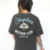 Sleepless Mother Club Graphic Tee for Moms Always Tired Vintage Retro Shirt Best Mom Ever Gift