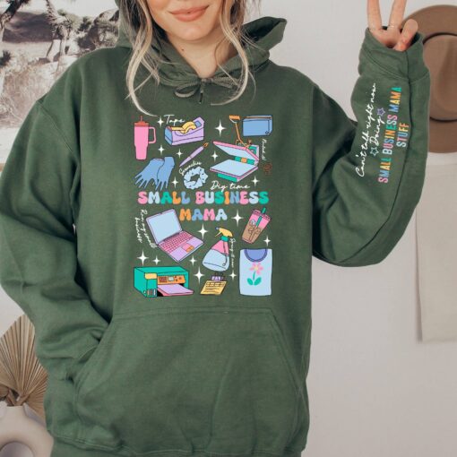 small business mama hoodie for entrepreneurs boss mama hoodie minding my own small business apparel embnv