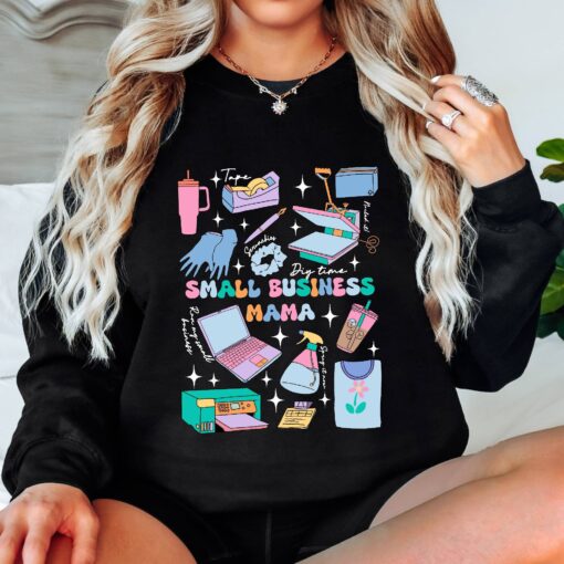 small business mama sweatshirt for boss moms entrepreneur sweatshirt for women in business cute mom life apparel e5nyt