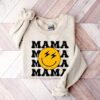 smiley face mama shirt funny graphic tee for moms cute mom life t shirt best mom ever gift for new moms hdix1 scaled