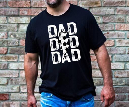 soccer dad shirt for game day fathers day gift soccer fan tee personalized dad gifts for papa and grandpa guuo9