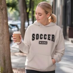 soccer mom hoodie sweatshirt for soccer fans game day shirt unique gift for soccer mums and sports lovers id4zo